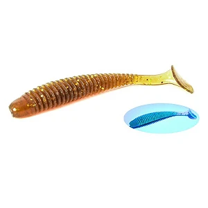 Силикон Noike Wobble Shad Ninja 3" (9шт) 139 Motoroil Gold