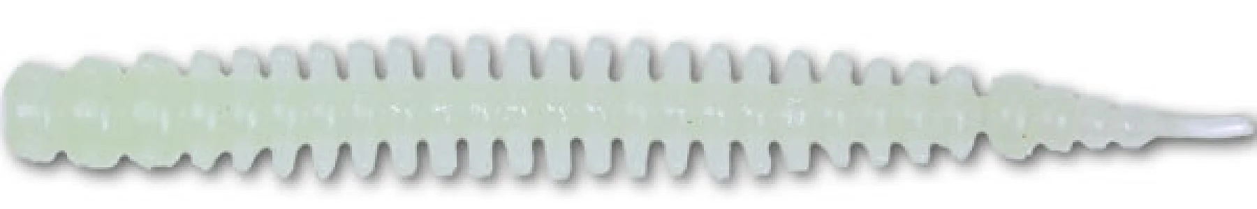 Силикон Crazy Ocean Sea Worm 2.5" (8шт)  01 Glow White