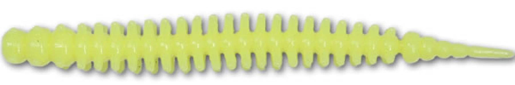 Силикон Crazy Ocean Sea Worm 2.5" (8шт) 108 Glow Chart  (HF) 