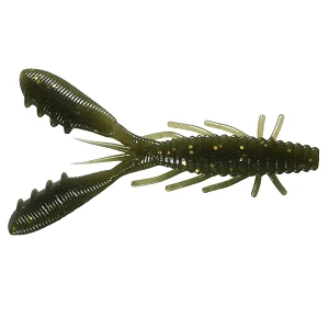 Силикон Hideup Stagger Craw 4" (5шт) 247 Green Pumpkin Gold