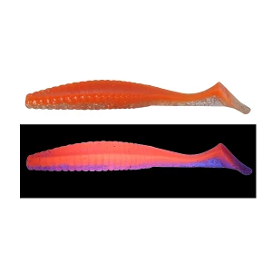 Силикон Hideup Stagger Original Saltwater (non-salt) 3" (10шт) SN-17 UV Holo Orange
