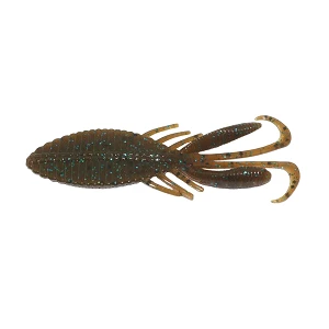 Силикон Hideup Stagger Wide Hog 3.3" (5шт) 127 Green Pumpkin Pepper/Blue F