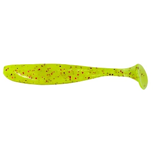 Силикон Keitech Easy Shiner 4" (7шт) PAL#01 Chartreuse Red FLK