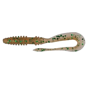 Силикон Keitech Mad Wag Mini 2.5" (12шт) EA#02 Peach Green FLK