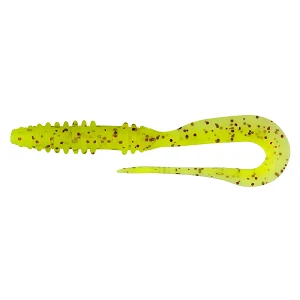 Силикон Keitech Mad Wag Slim 4.5" (9шт) PAL#01 Chartreuse Red FLK