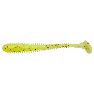 Силикон Keitech Swing Impact 4" (8шт) PAL#01 Chartreuse Red FLK