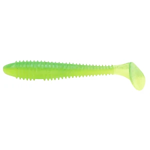 Силикон Keitech Swing Impact FAT 3.8" (6шт) 424 Lime Chartreuse