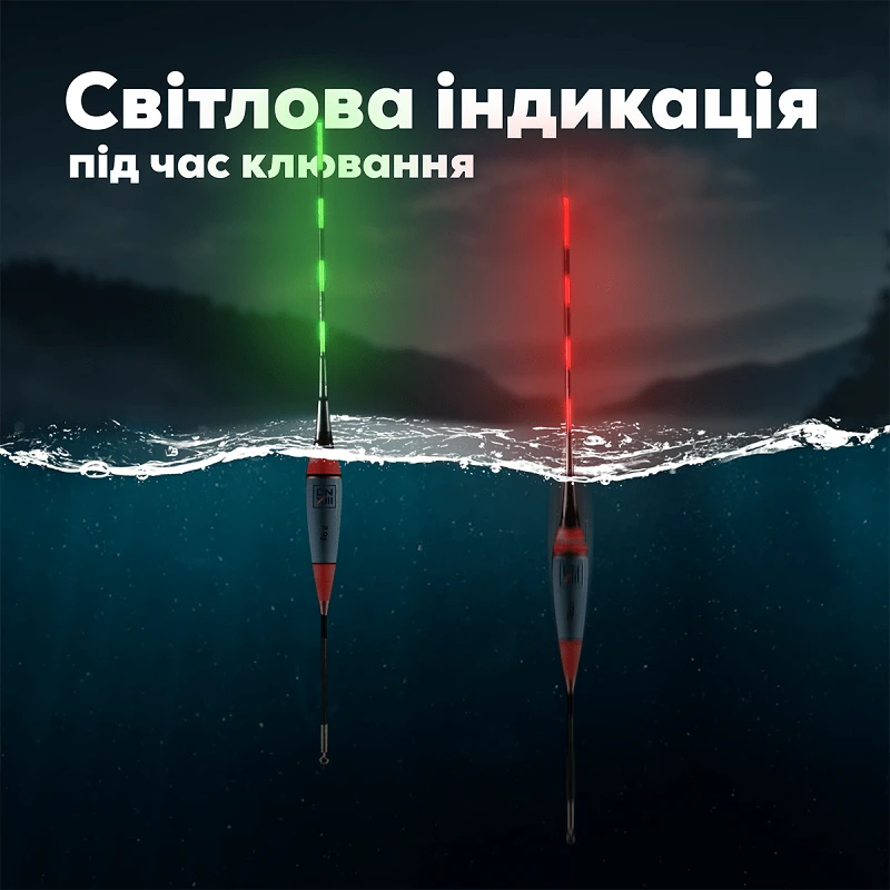 Поплавець нічний ZEOX LED Float Delicate 2.4г - Фото №2