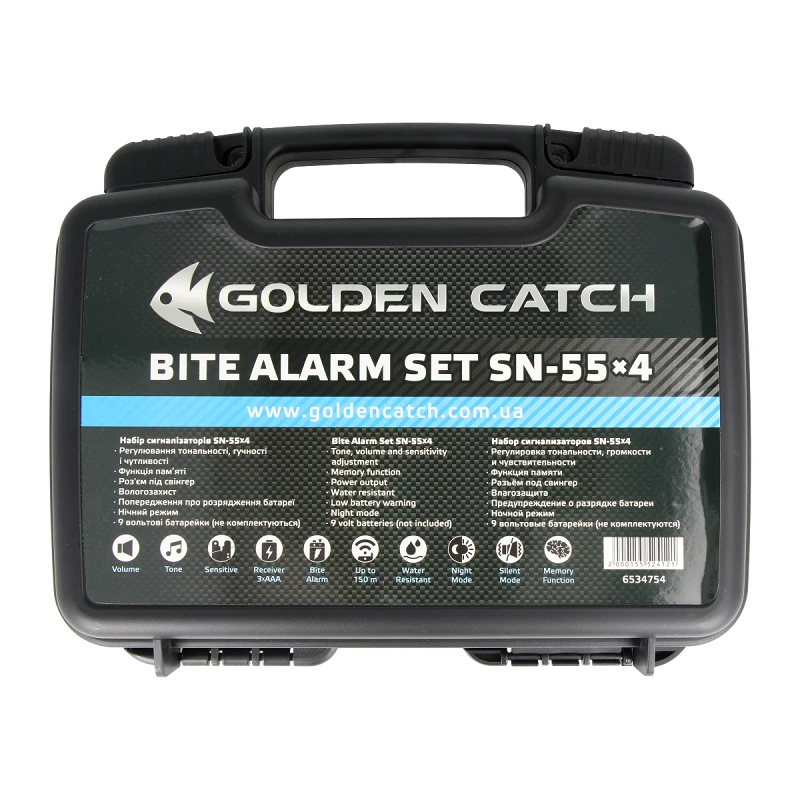 Набір сигналізаторів GC Bite Alarm Set SN55 4+1 - Фото №10