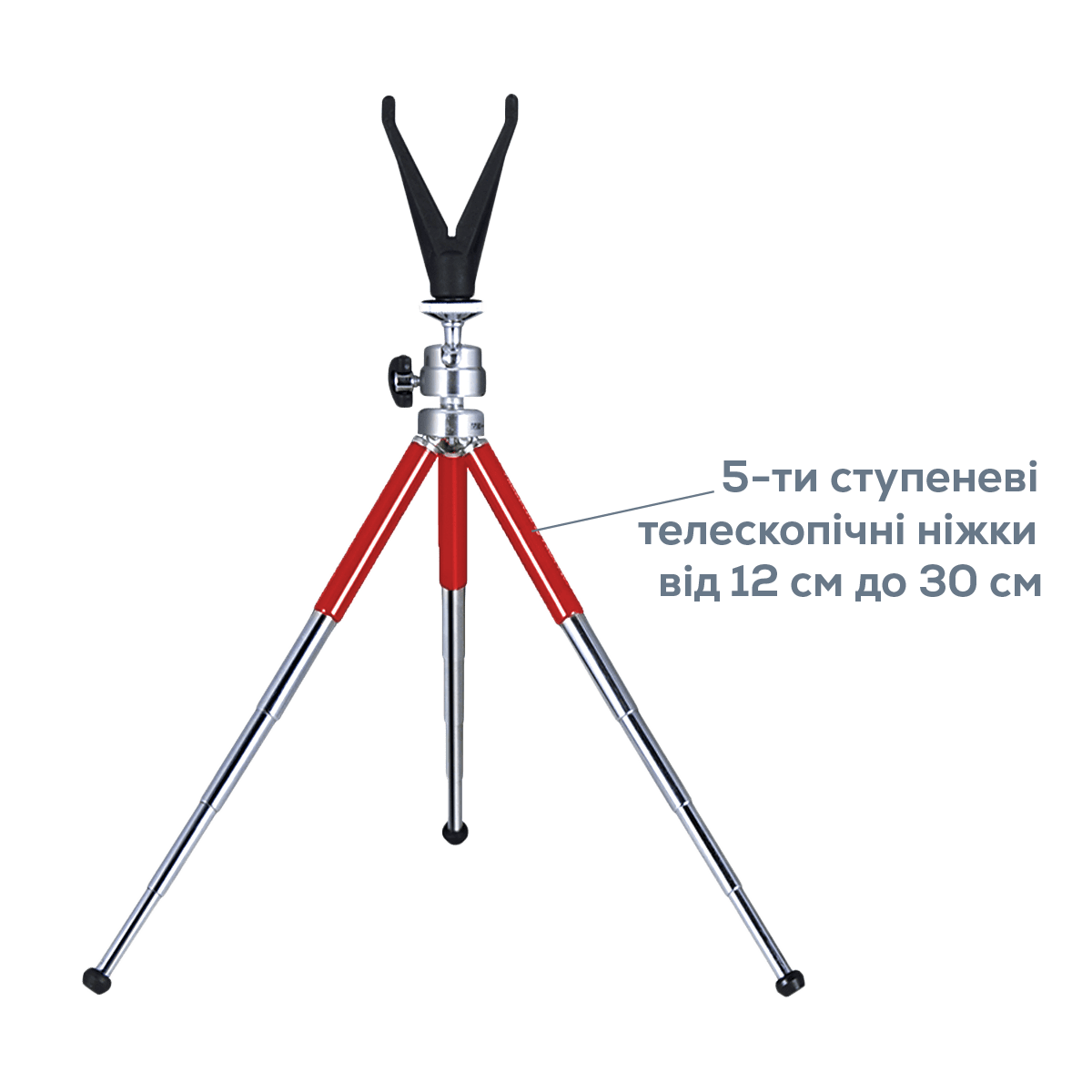 Підставка Prox Stretching Chot Tripod PX8662 Black/Red - Фото №1