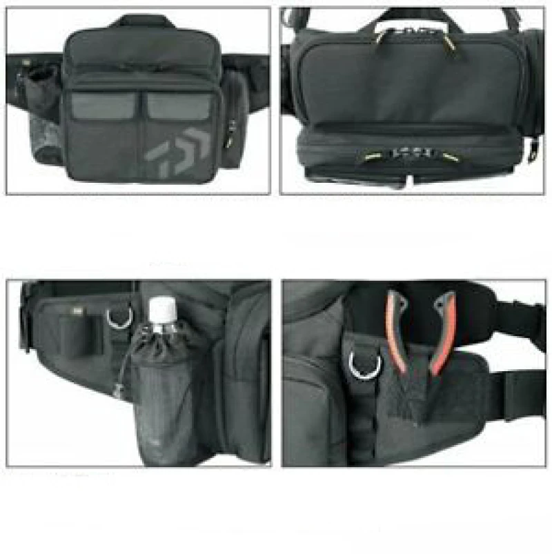 Сумка Daiwa Hip Bag (C) Black Camo - Фото №1