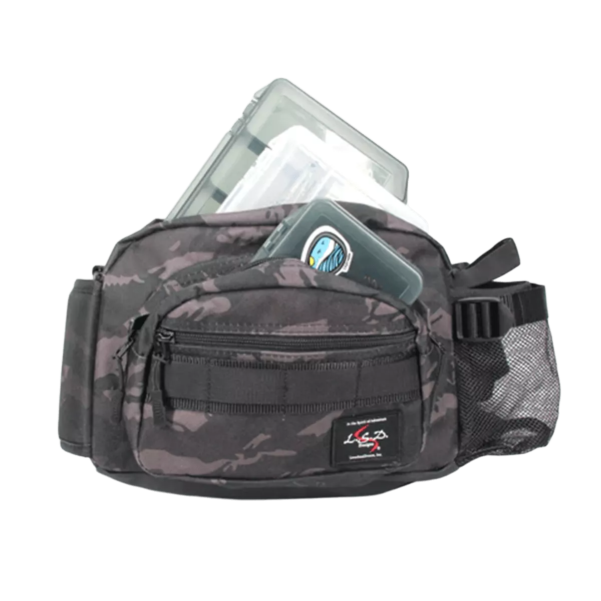 Сумка LSD Designs Hip Bag Medium Shot Neo Black Сamo - Фото №2