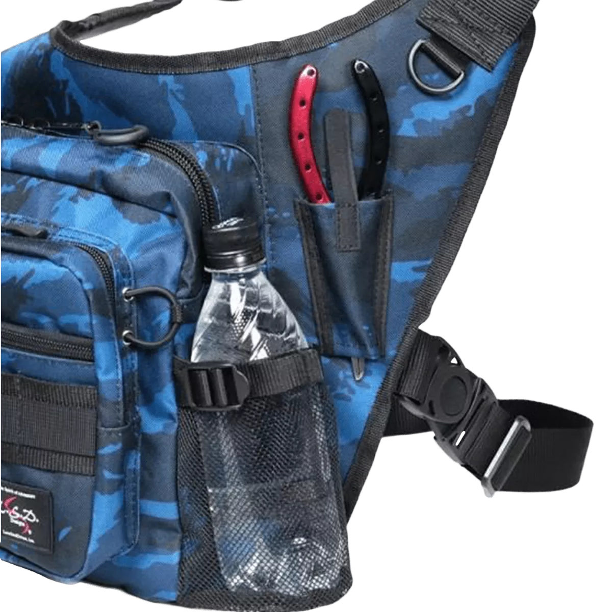 Сумка LSD Designs One Shot Side Neo Blue Camo - Фото №1
