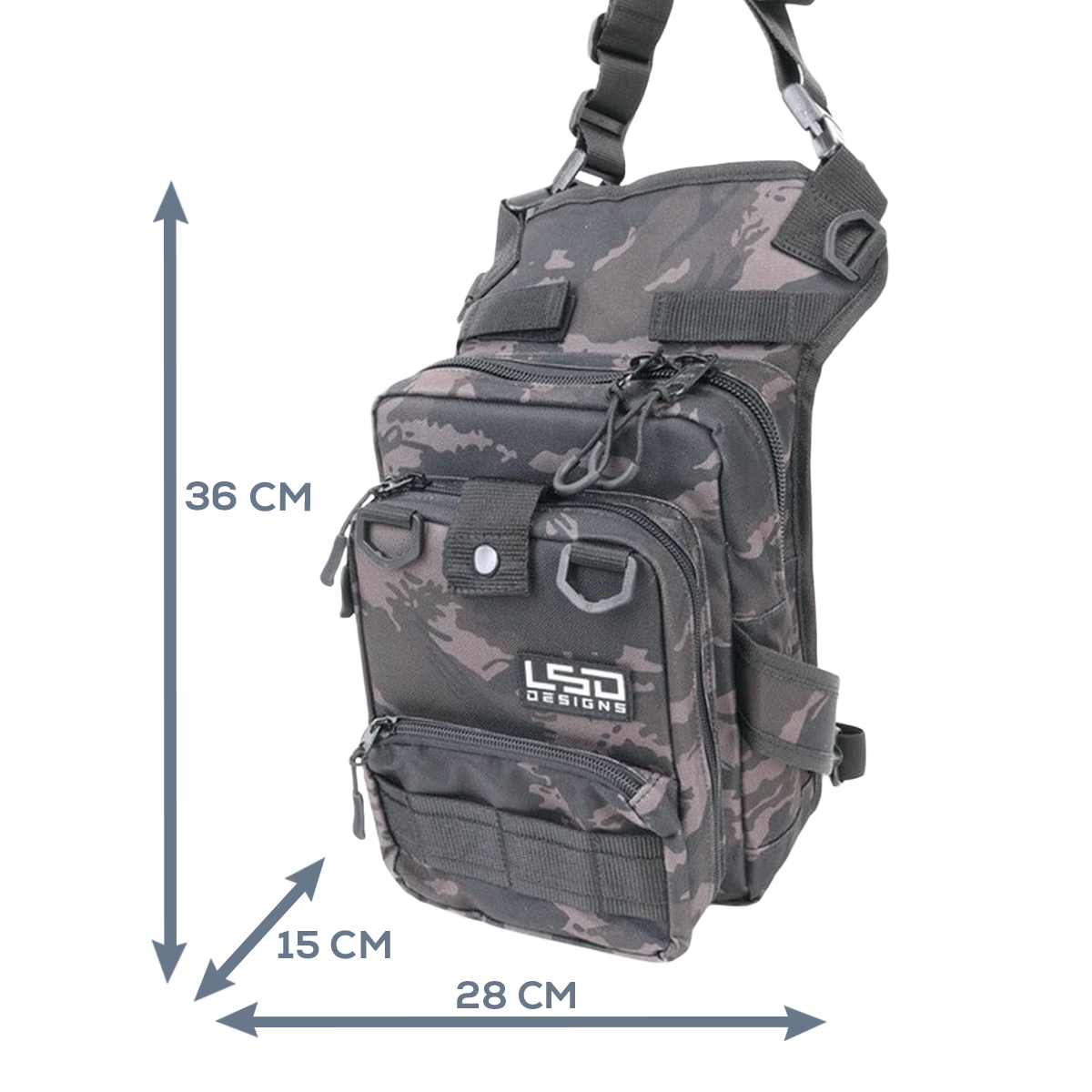 Сумка LSD Designs Foot Eging 3G Black Camo - Фото №4
