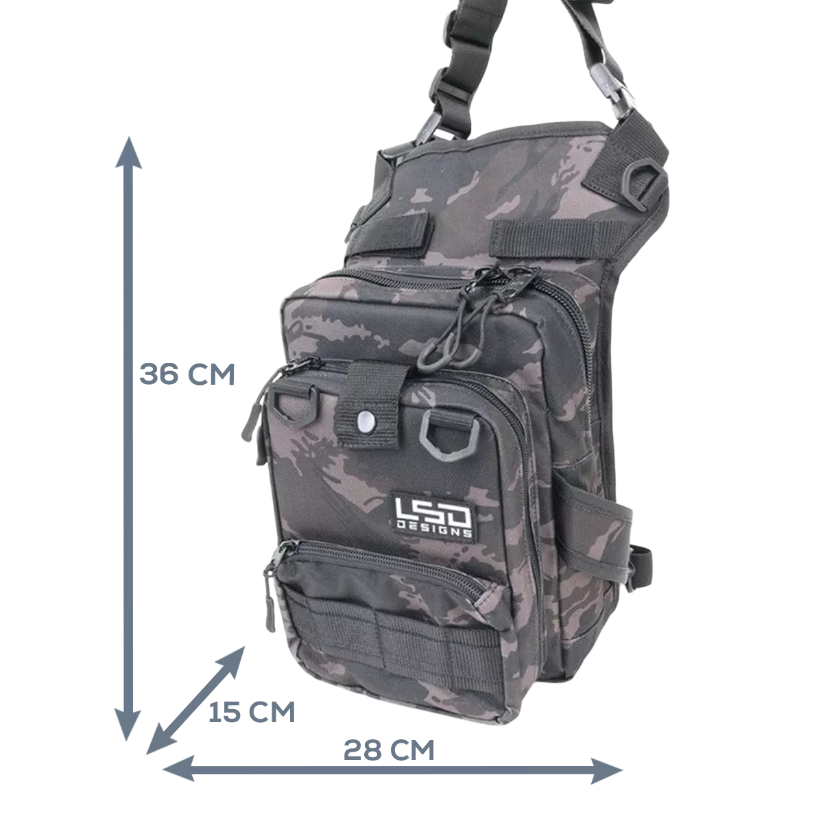Сумка LSD Designs Foot Eging 3G Black Camo - Фото №4
