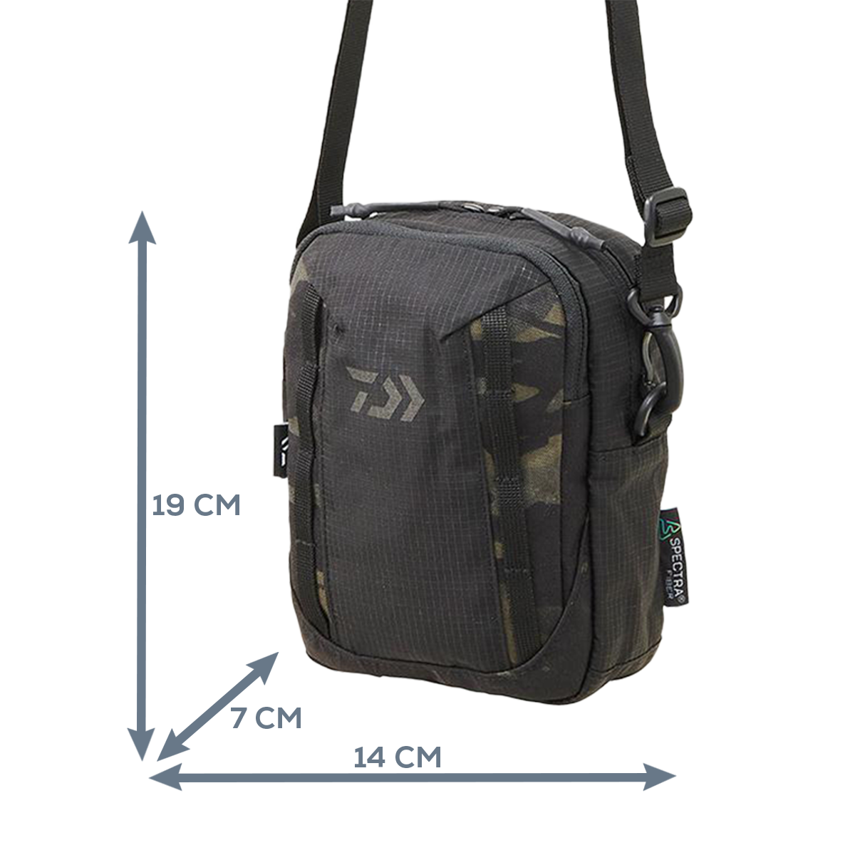 Сумка Daiwa Spectra Shoulder Pouch (A) Black - Фото №3