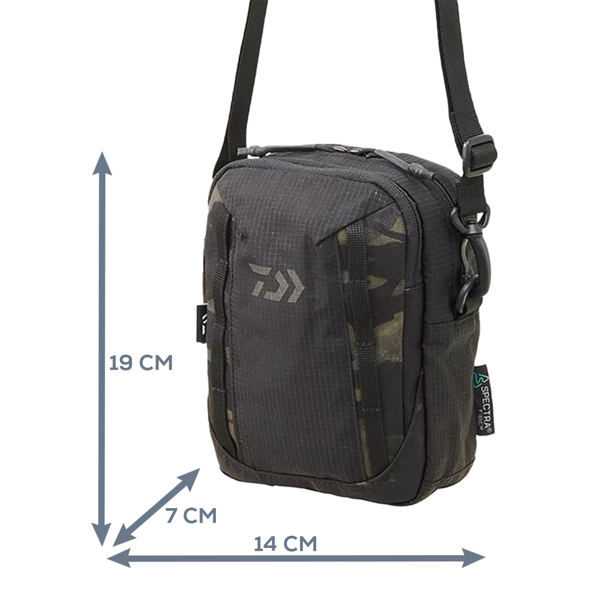 Сумка Daiwa Spectra Shoulder Pouch (A) Black - Фото №3