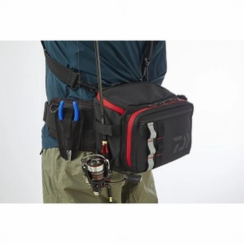 Сумка Daiwa Mobile Hip Bag (A)Black - Фото №4