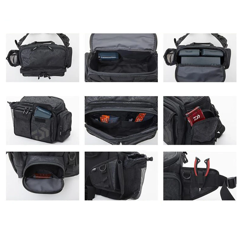 Сумка Daiwa Hip Bag (D) Spiral Black - Фото №2