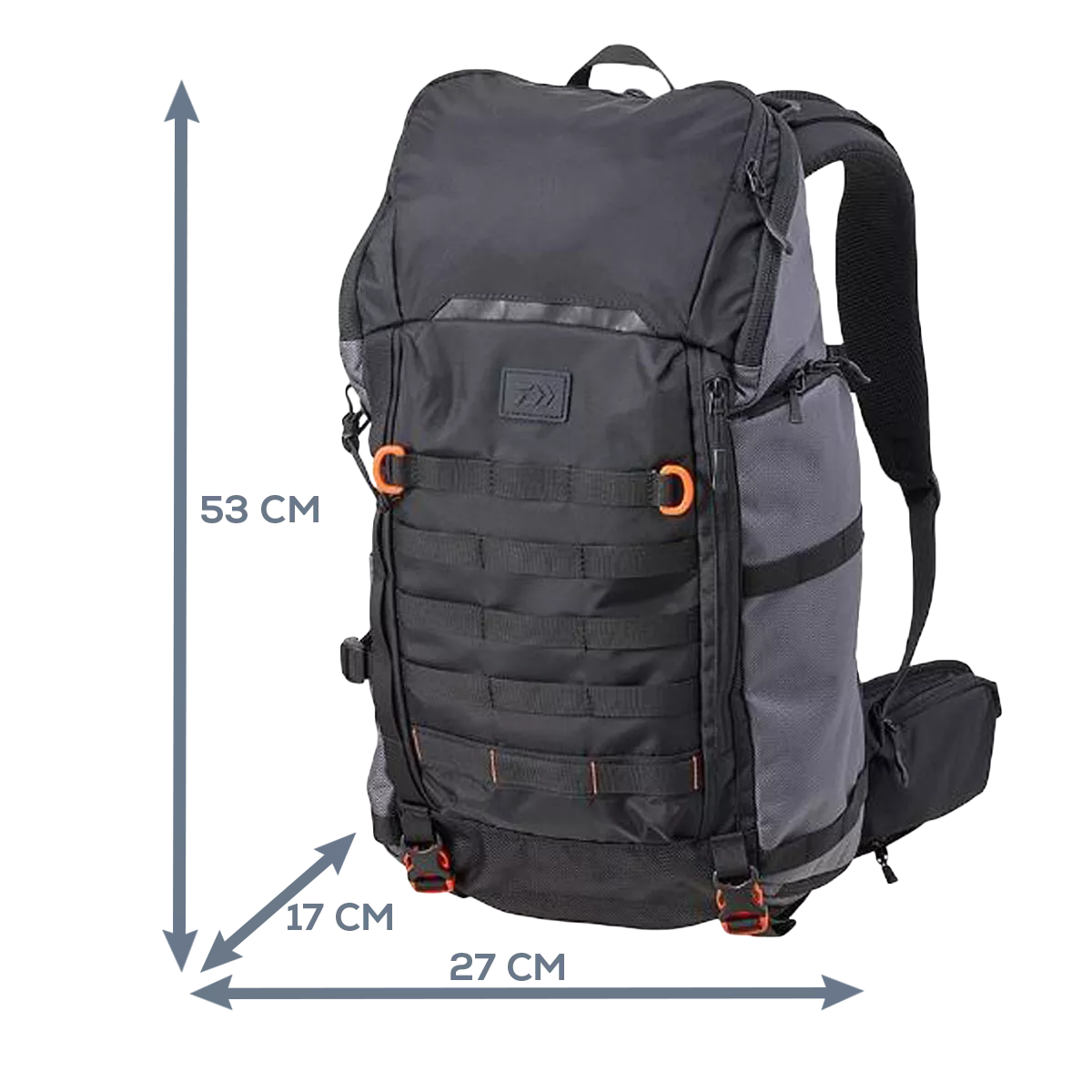Рюкзак Daiwa HG Backpack (C) 27L Gray Orange - Фото №3