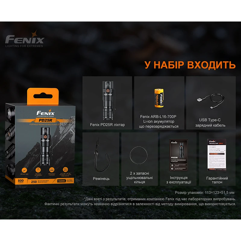 Фонарь Fenix PD25R - Фото №15