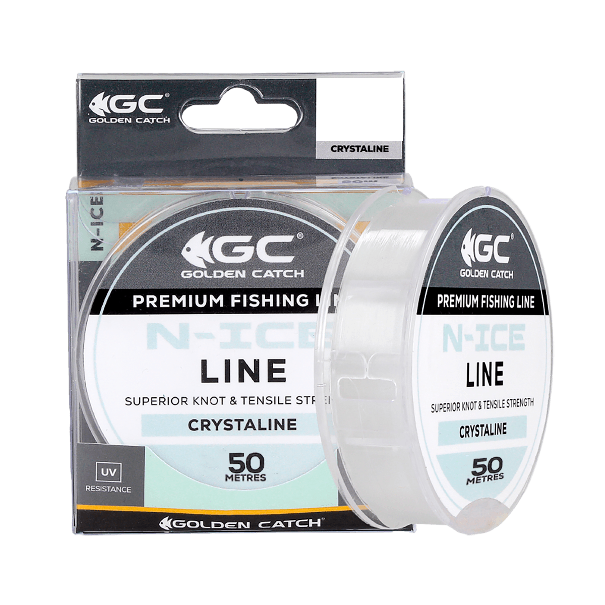 Golden Catch Nylon Line N-Ice 50m Crystaline