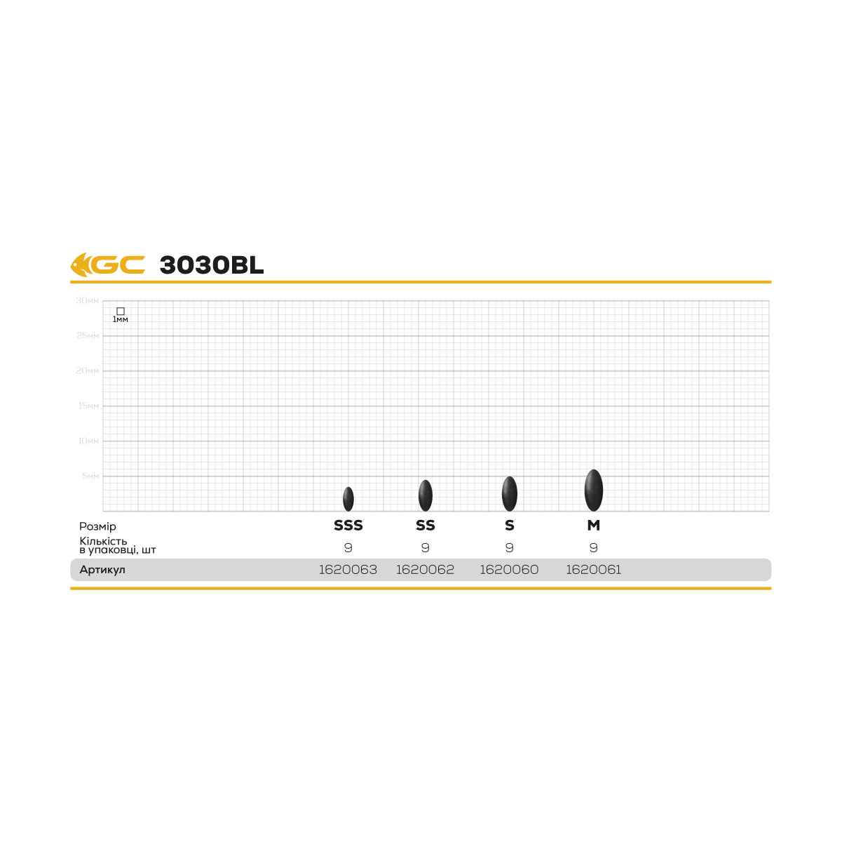 Стопор Golden Catch 3030BL - Фото №1