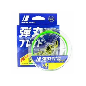 Шнур Major Craft Bullet Braid X4 150м Green