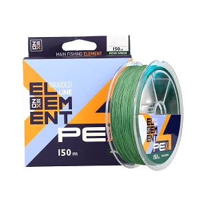 Шнур ZEOX Element PE X4 150м Moss Green