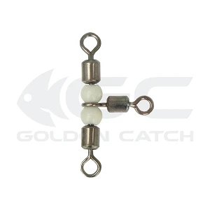 Вертлюг GC тройной с бусинками 1046BN