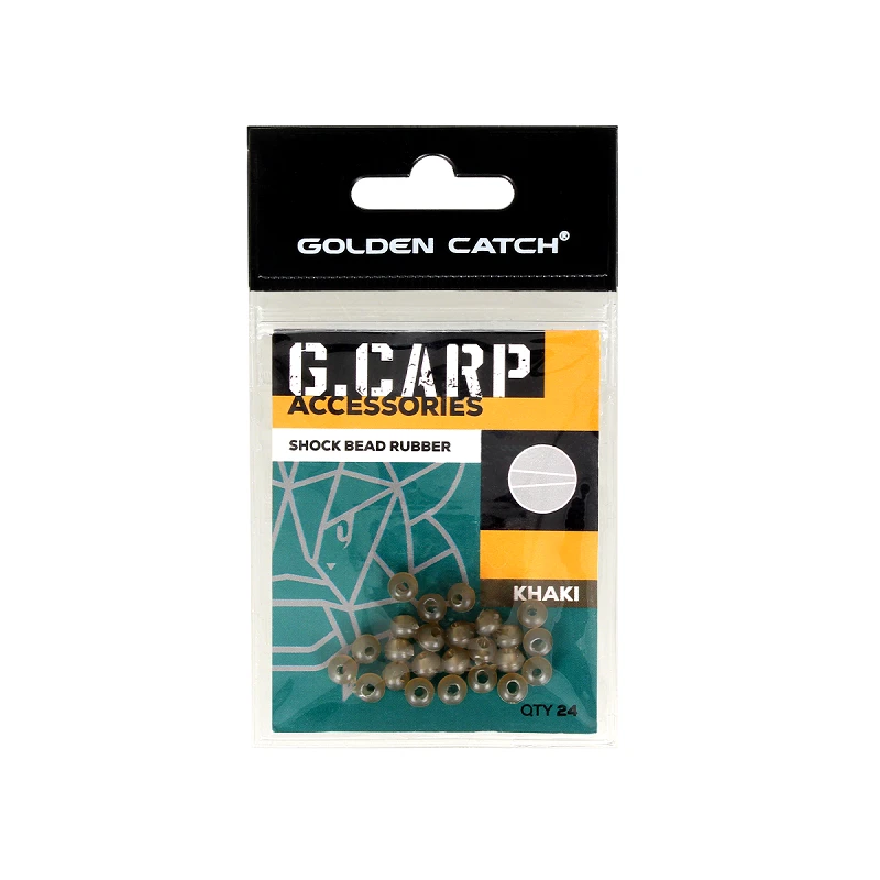 Бусина GC G.Carp Shock Bead Rubber Khaki - Фото №1
