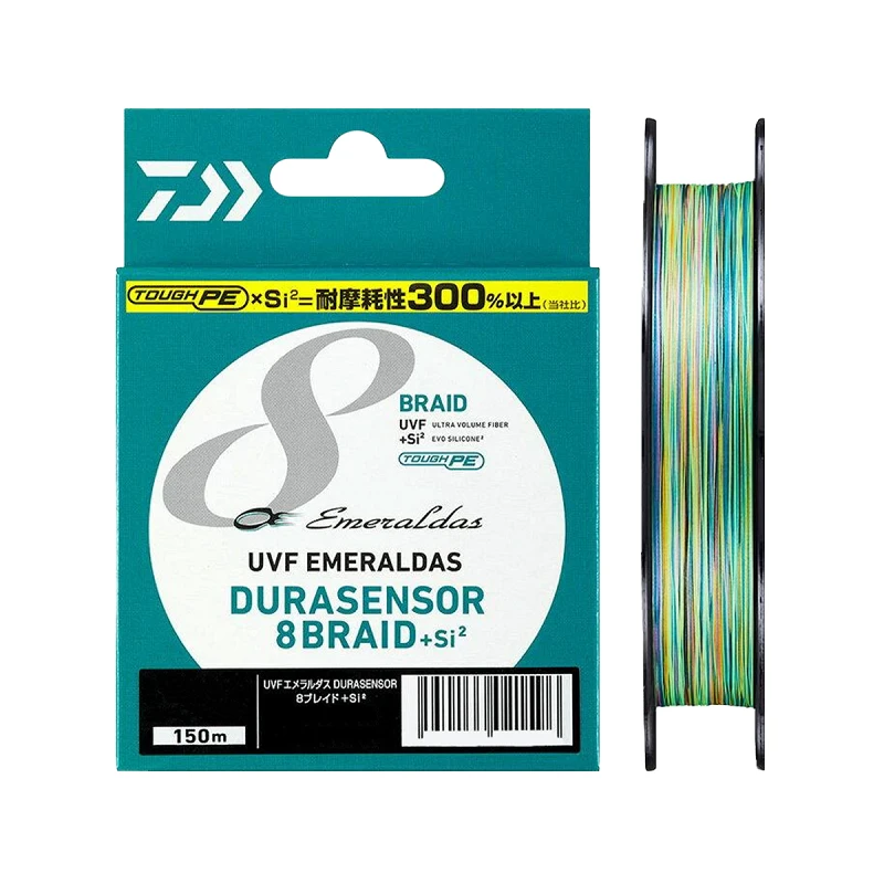 Шнур Daiwa UVF Emeraldas Dura Sensor X8 + Si2 150м Multicolor