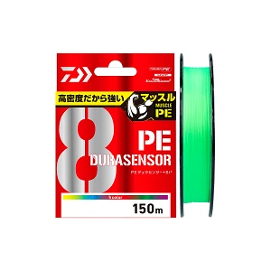 Шнур Daiwa UVF PE Dura Sensor X8 + Si2 150м Lime Green