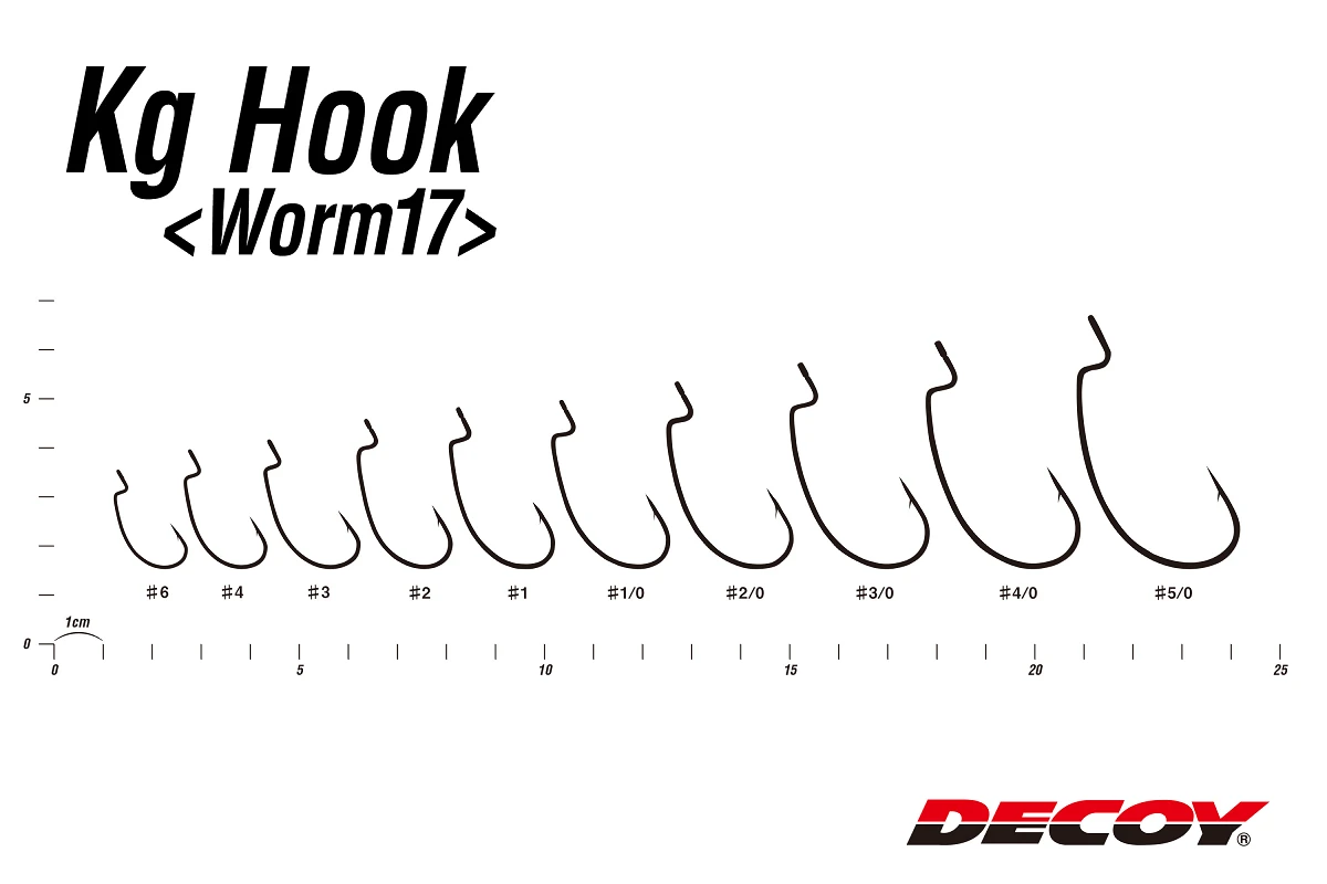 Крючок Decoy KG Worm 17 - Фото №1