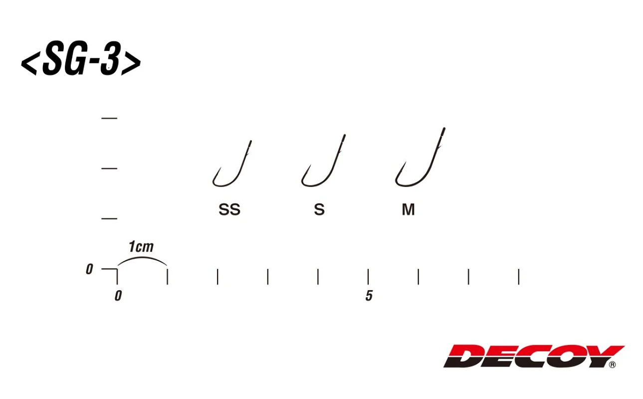 Крючок Decoy Shore Fine SG-3 - Фото №1