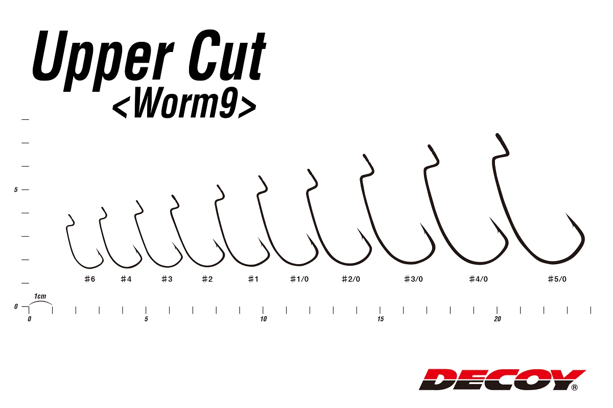 Гачок Decoy Worm 9 Upper Cut - Фото №1