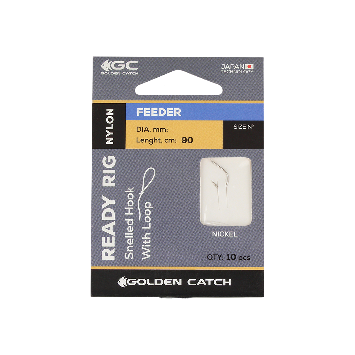 Golden Catch Ready Rig Feeder Leader №10 (10pcs)