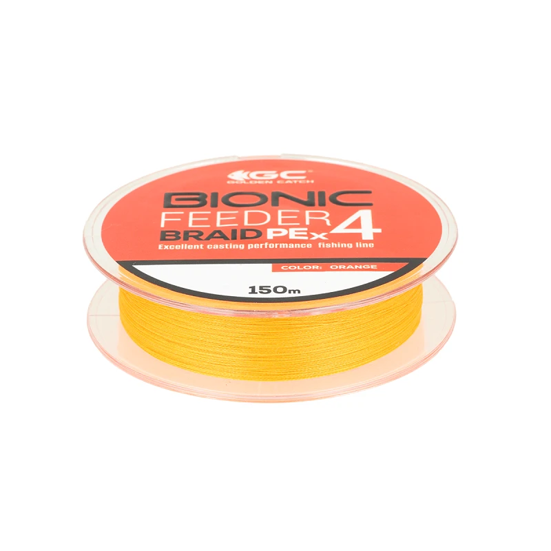 Шнур GC Bionic Feeder PE X4 150м Orange - Фото №1