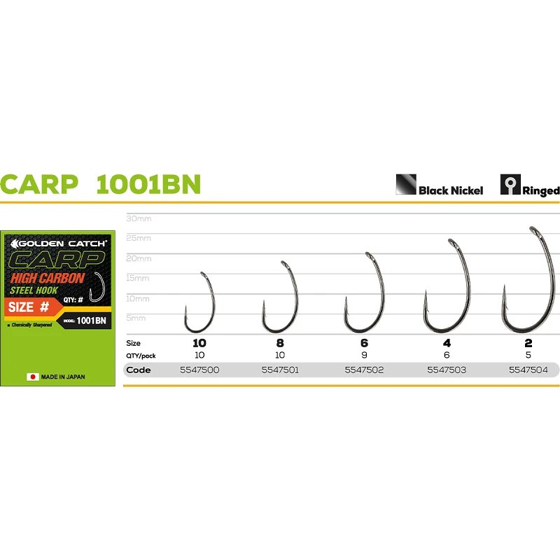 Гачок GC Carp 1001BN - Фото №1
