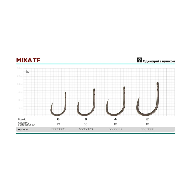 Крючок GC G.Carp Mixa TF - Фото №2