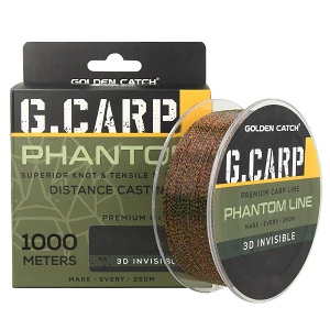 Волосінь GC G.Carp Phantom Line 1000м 3D Invisible Neon