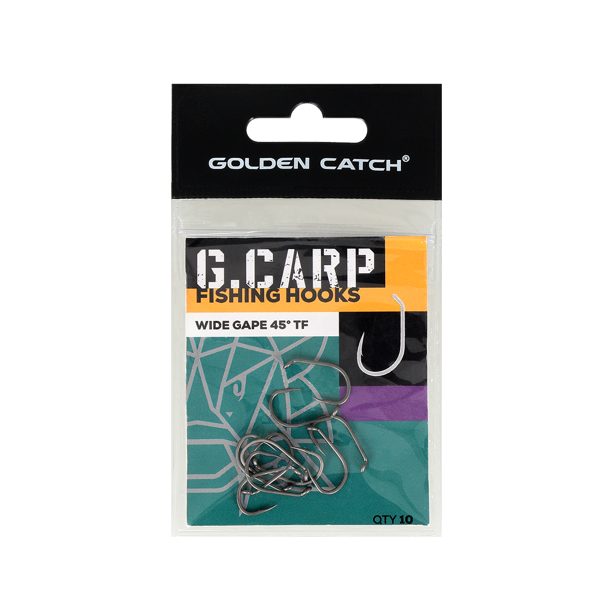 Гачок GC G.Carp Wide Gape 45° TF - Фото №4