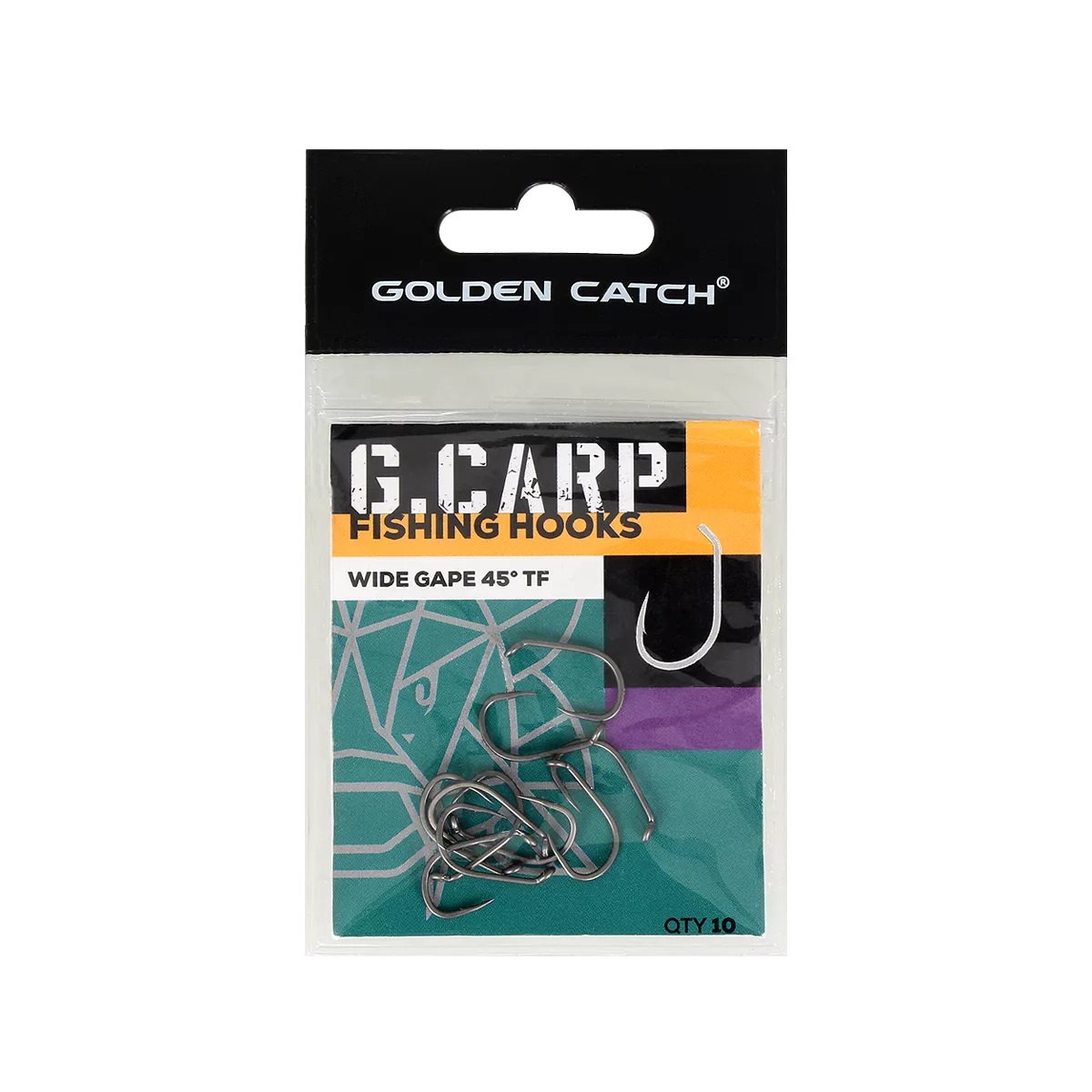 Гачок GC G.Carp Wide Gape 45° TF - Фото №4