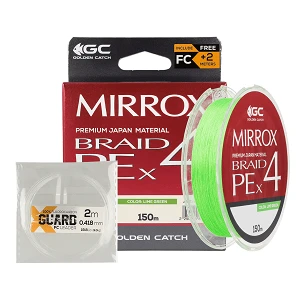 Шнур GC Mirrox PE X4 150м Lime Green