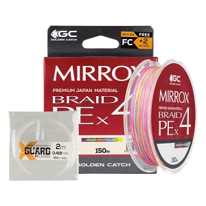 Шнур GC Mirrox PE X4 150м Multicolor