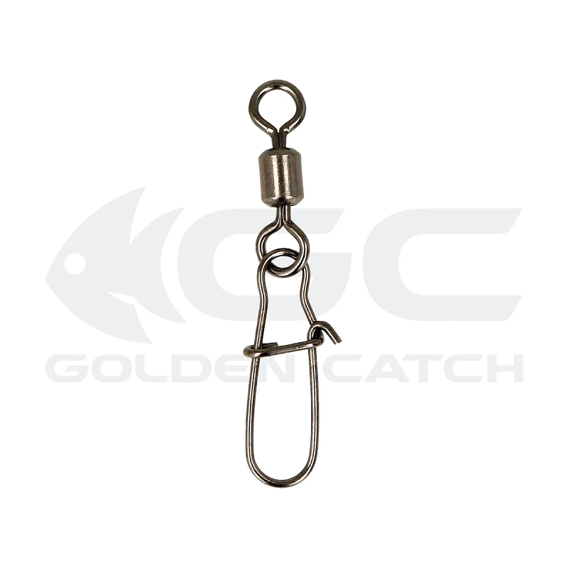 Застежка американка с вертлюгом GC Nice Snap Swivel BN эконом-пакет