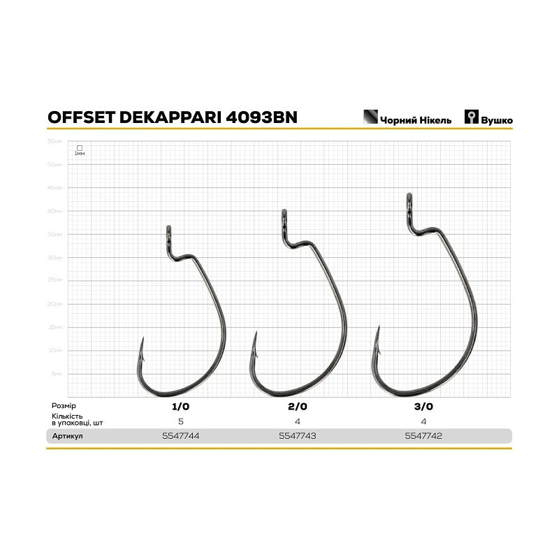 Гачок GC Offset Dekappari 4093BN - Фото №3