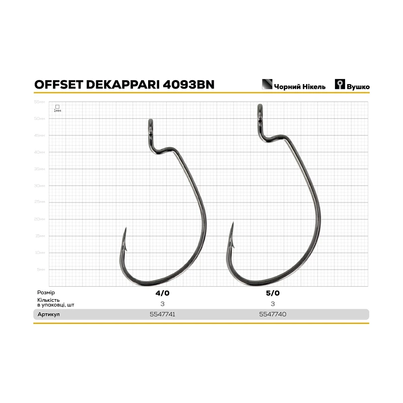 Гачок GC Offset Dekappari 4093BN - Фото №4