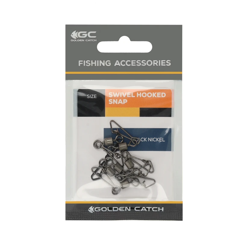 Застежка с вертлюгом GC Swivel Hooked Snap 1052BN - Фото №3