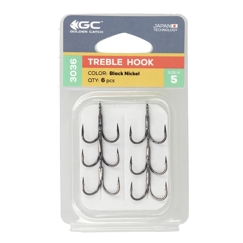 Крючок тройной GC Treble Hook 3036BN - Фото №3